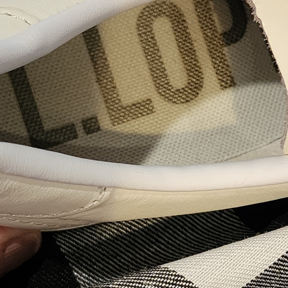 LOUIE LOPEZ CONVERSE LEATHER SNEAKERS SIZE 10 CREAM COLOR - Picture 3 of 16